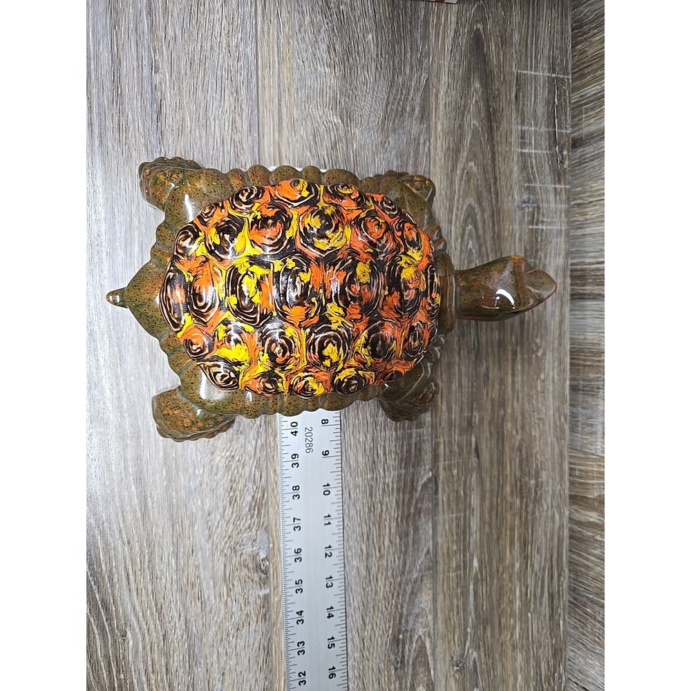 ARNELS Ceramic Tortoise / Turtle Trinket Box Key Holder Vintage - Picture 11 of 11
